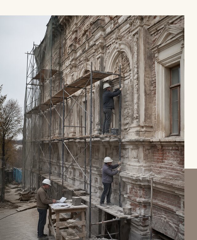 Реставрация объектов культурного наследия под ключ в Балахне